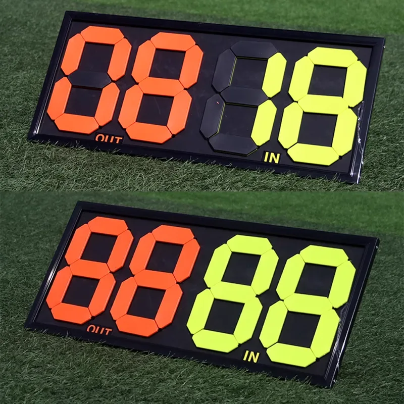 4-Digit Football Substitution Plate