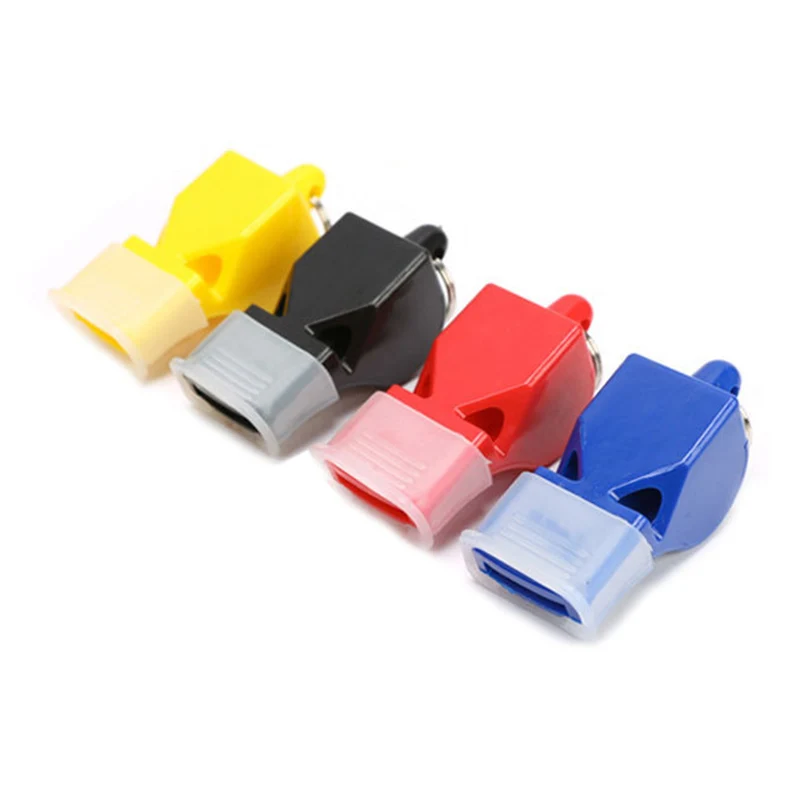 Plastfløjte med snor